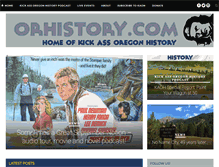 Tablet Screenshot of orhistory.com